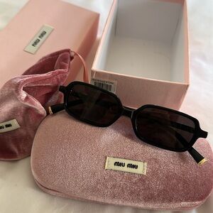 Miu miu rectangular sunglasses